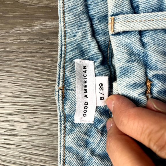 good american straight Style GGHDBK602T Blue 683 99% cotton 1% Elastane - Picture 3 of 9